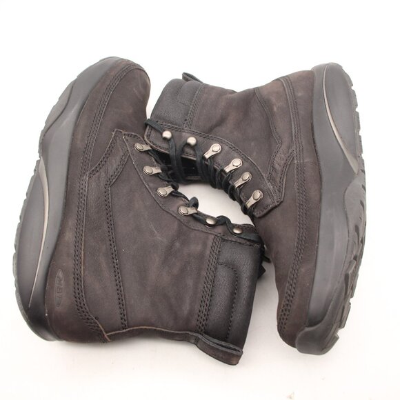 MBT Kitabu High Lace up Boot Men's Size 12-12.5 Black Leather Shoes 400303-03 - Picture 7 of 9